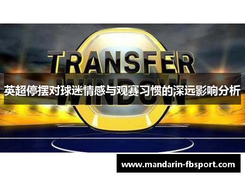 英超停摆对球迷情感与观赛习惯的深远影响分析