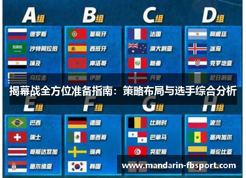 揭幕战全方位准备指南：策略布局与选手综合分析
